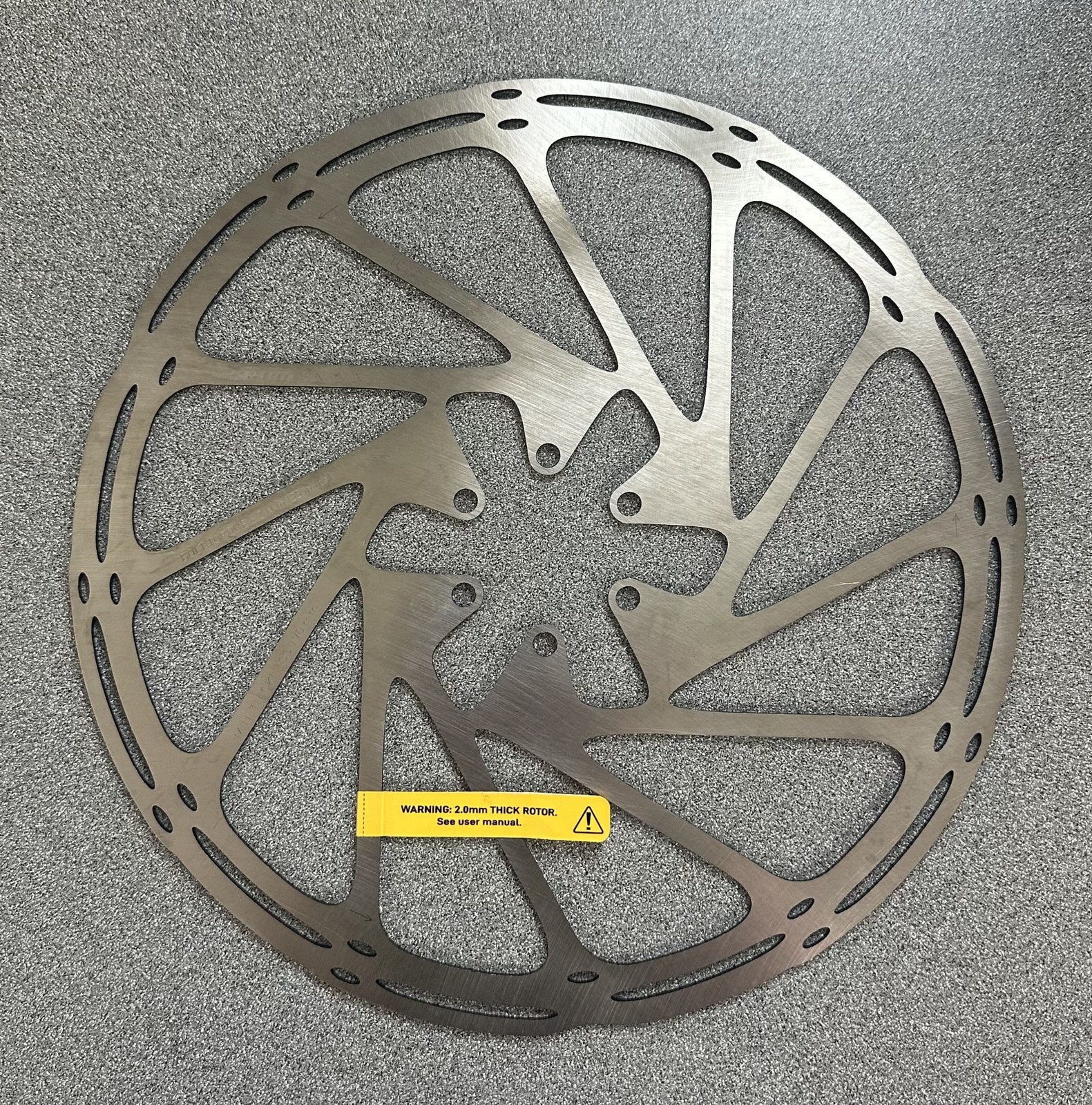 SRAM Avid Centerline Disc Brake Rotor – 220mm, 6 Bolt, Rounded Edge *OE