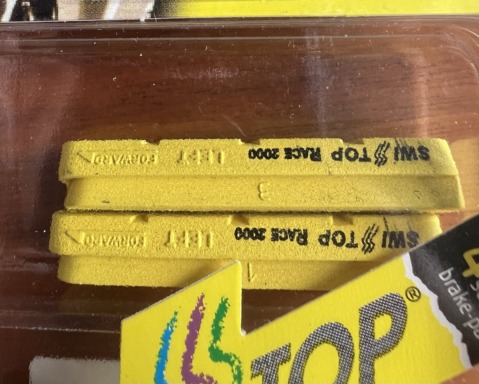 SwissStop Race 2000 (Pro) Yellow Brake Pads – Campagnolo 10 Speed/Zero Gravity