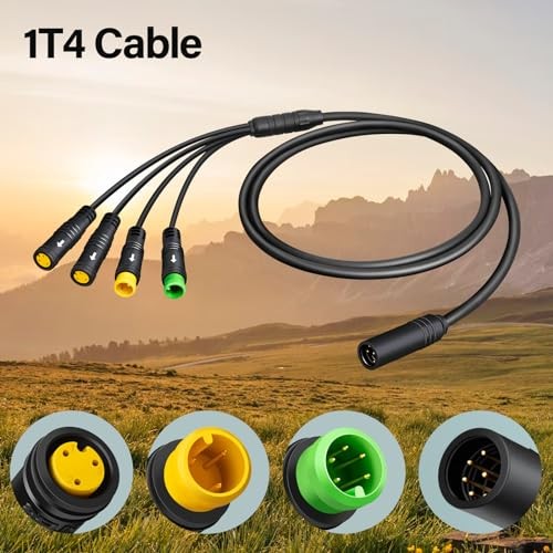 1T4 Cable Ebike Wiring Harness for BAFANG BBS01B BBS02B BBS HD Mid Drive Motor