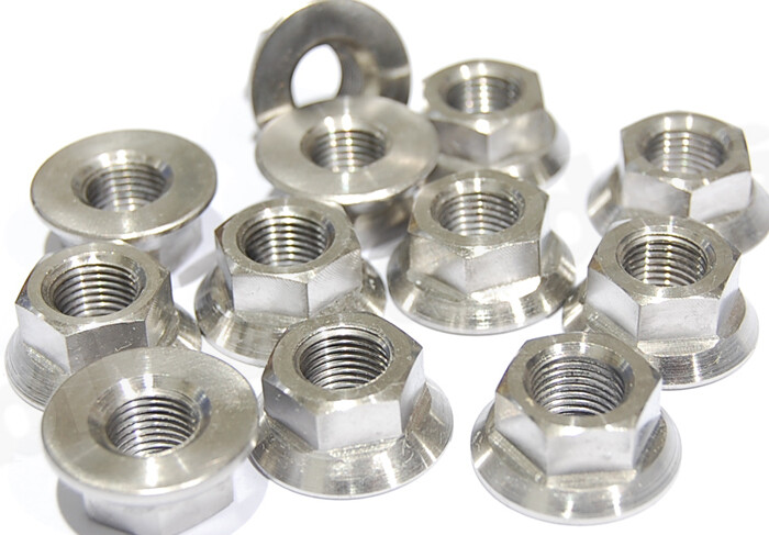 Hub Nut Titanium M10 x 1.00 DIN 6923 for Ducati 1098 – 1198