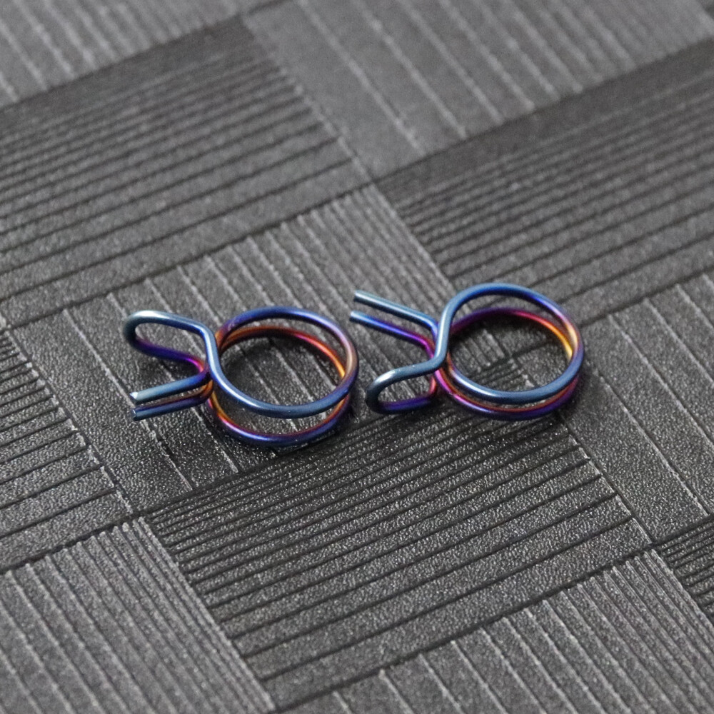 9.8mm Hose Clips Spring Fuel Clamps | Titanium alloy clamp motorcycle Fastener
