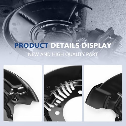 Pair Front Brake Dust Shields Right & Left Side for Tacoma 2.7L 3.5L 4.0L 2005