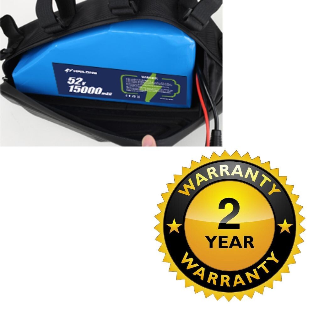 Triangle lithium battery 36V 48V 52V Battery with Bag