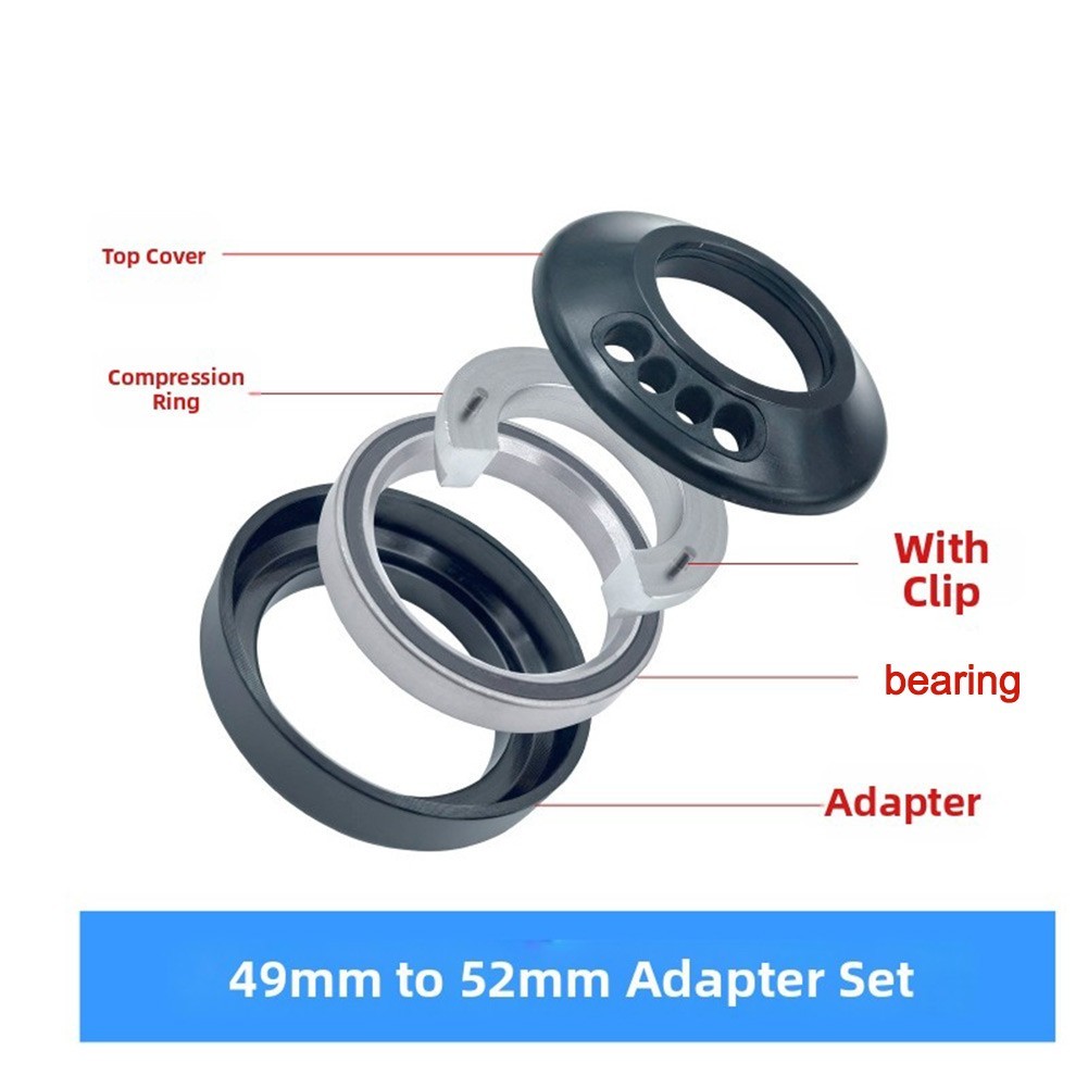 Bicycle Internal Cable Routing Conversion Headset Adapter 41.8 (42) to 52mm