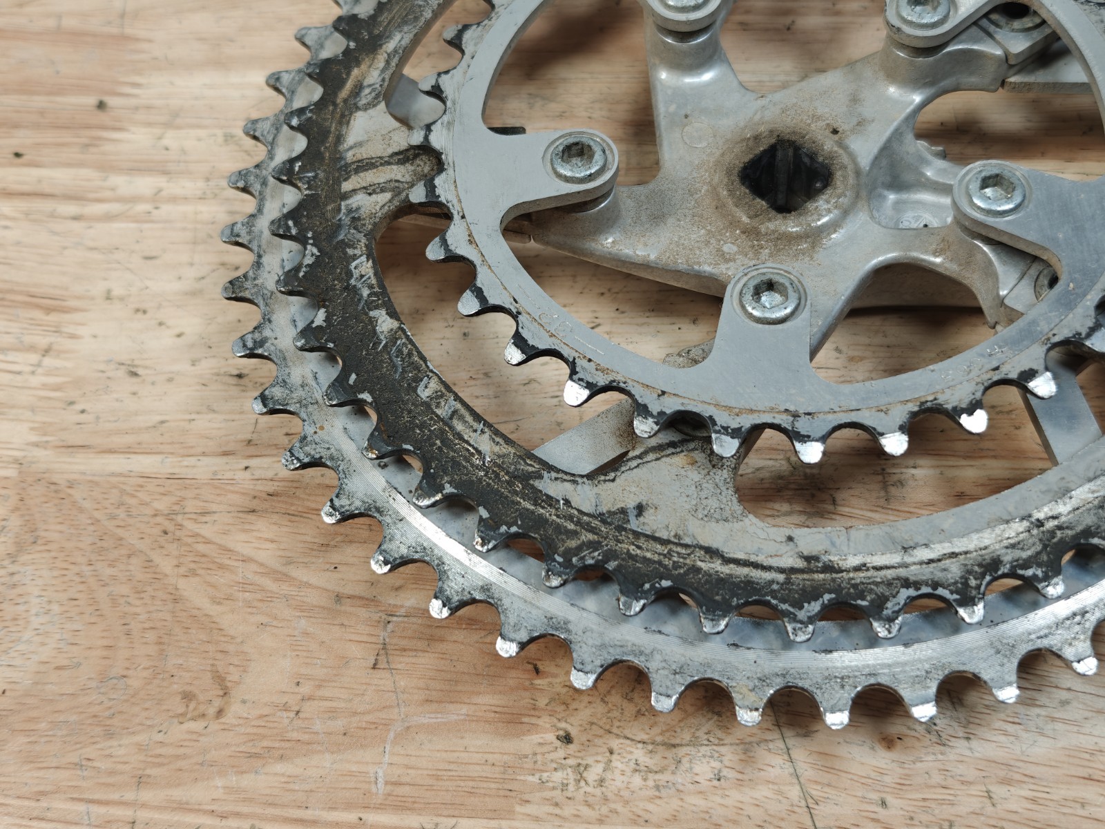 Sakae CR Turbine Crankset, 50/45/32T, 170mm Crank Arm Length, Drive Side Only