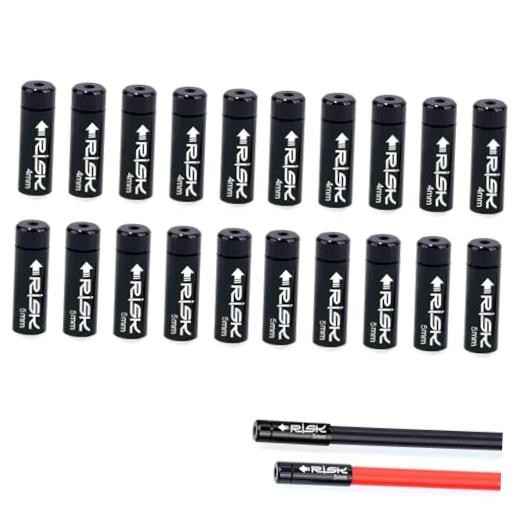 5mm and 4mm Aluminum Alloy Bike Brake Shifter Cable Housing End Caps, Alloy