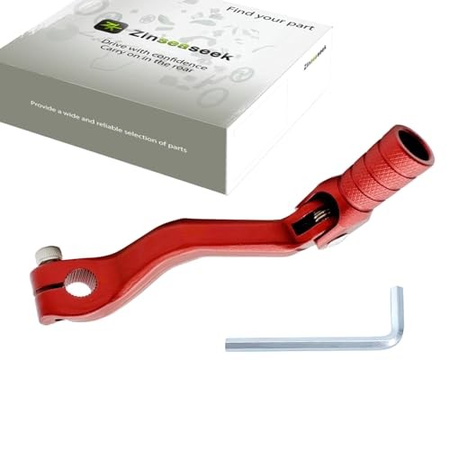 Gear Shiftermm 155mm Folding Shift Lever for Motorcycle Dirt Bike 119 QS-Red