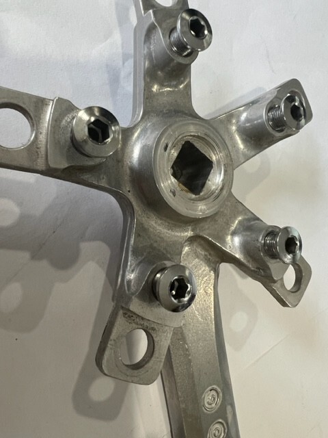! SHIMANO FC-B124 175 MM 5 PIN ALLOY RIGHT CRANK ARM NOS NO CHAINRINGS
