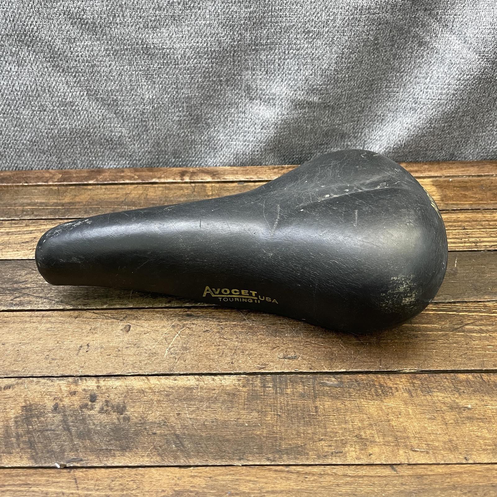 Vintage Avocet Touring II Seat Saddle Black Comfort Road Tour ATB Bike USA 390g