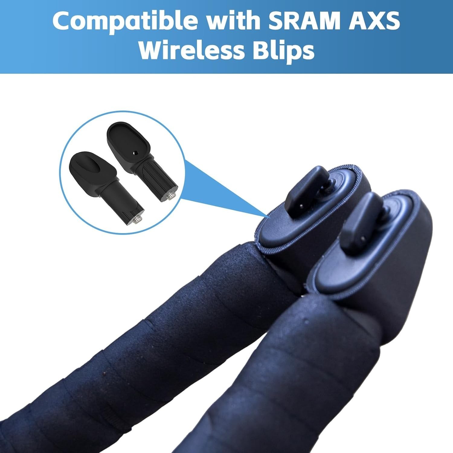 SRAM AXS Blips Adapters: Aero Bar Mounts for Time Trial & Road Bikes – 2Pcs