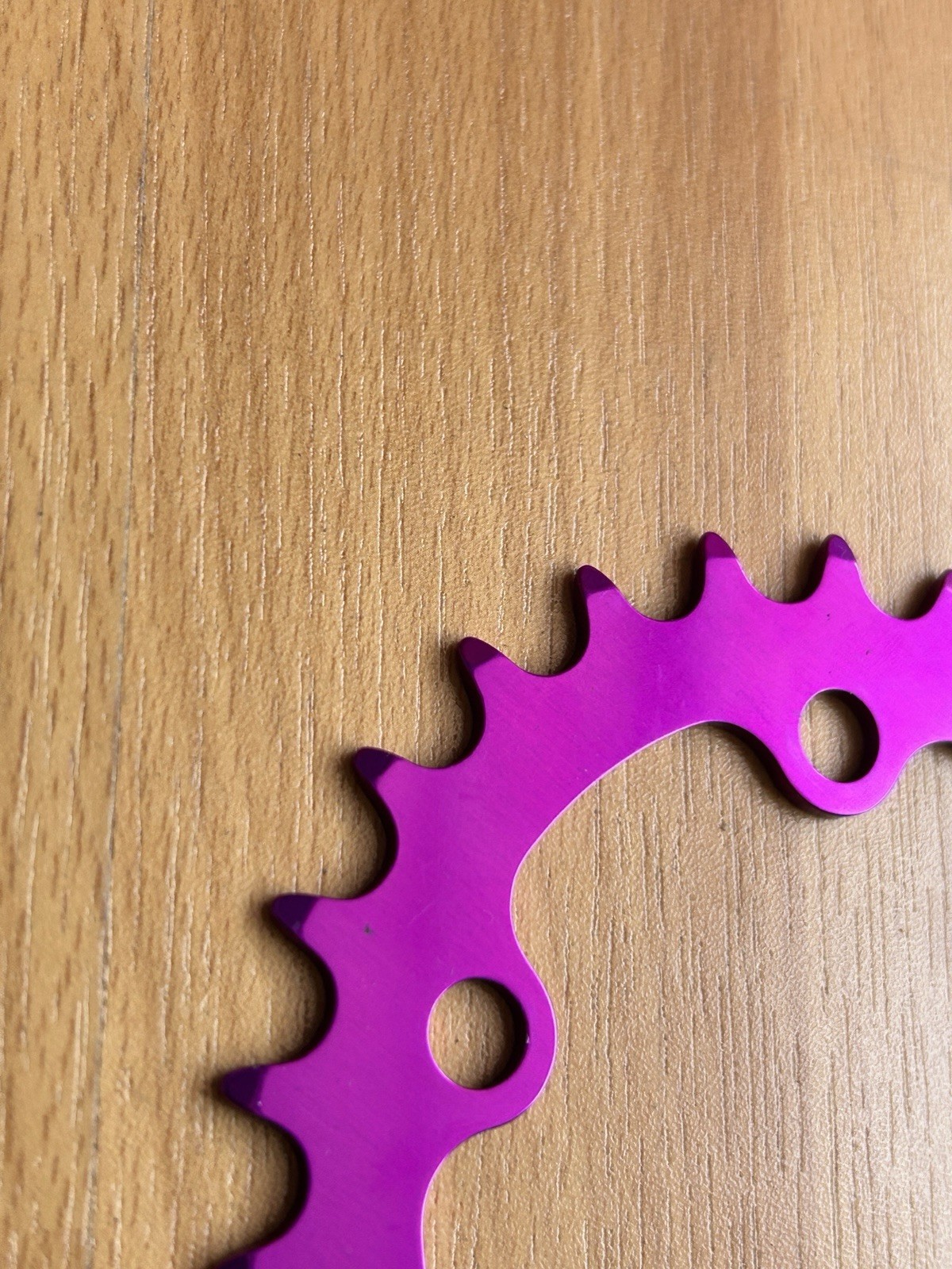 NOS Vintage Kooka 26T Chainring 74 BCD 3DV Purple 90s MTB CNC Grafton Cook Bros