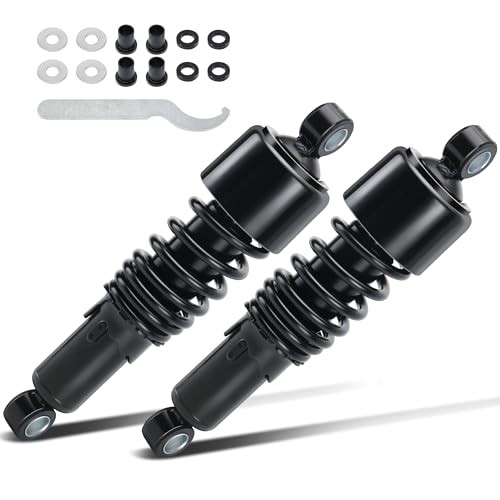10.5″/267mm Lowering Slammer Rear Shock Suspension Kit for Harley 1980 Black