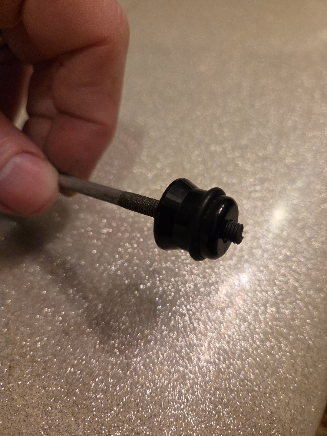 Ringle Ti Stix Holey Front & Rear Quick Release Set Titanium BLACK VTG MTB 90’S