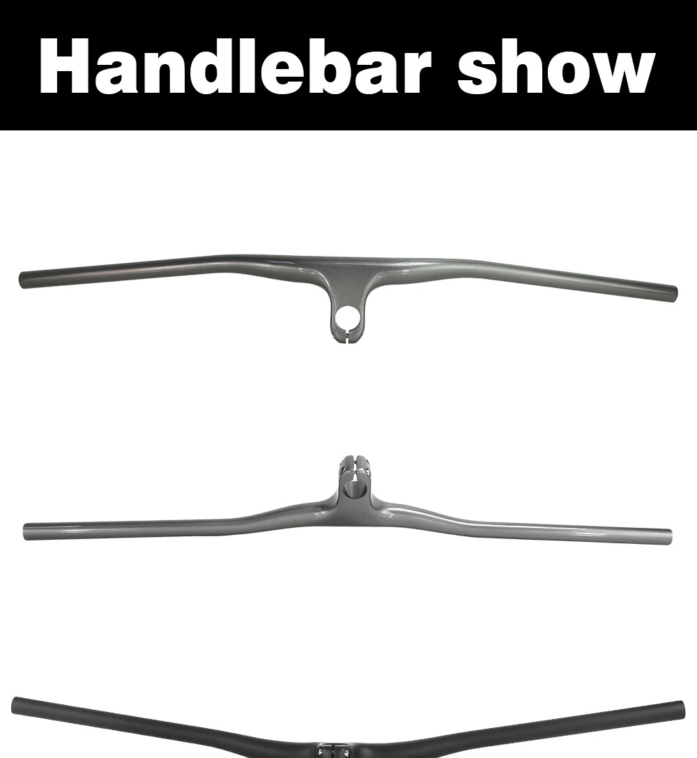 Carbon Integrated DH MTB Crosscountry Bicycle Cockpit Handlebar 28.6×740-800mm