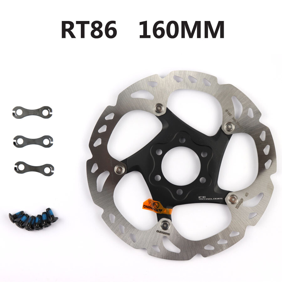 Shimano XT Ultegra GRX RT86 6 Bolts MT800 Center-Lock Disc Brake Rotors Ice Tech