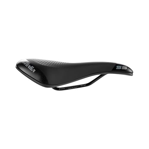Selle Italia S 5 Superflow Road Bike Saddle Hi-Viz – 255 x 160mm, 325g, Black