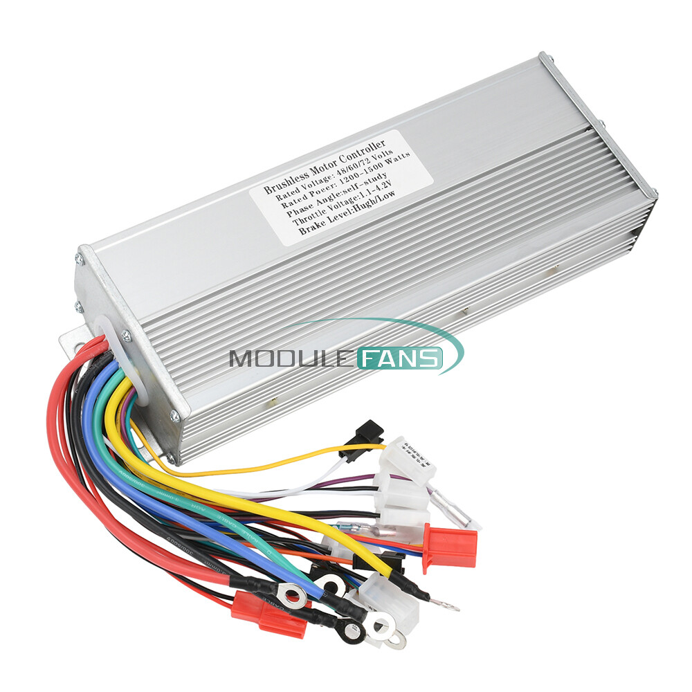 Brushless Controller 500-1500W 5000W Electric Bicycle Controller 36V48V60V64V72V