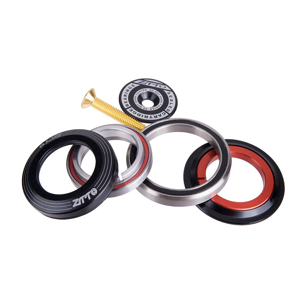 Bicycle Bearing Headset 42mm 52mm 1 1/8″-1 1/2″ Tapered Tube Fork to Straight