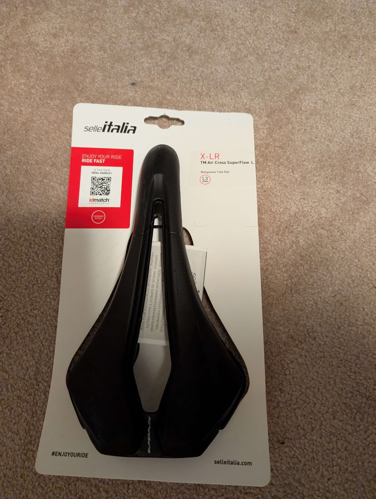 Selle Italia X-LR Air Cross TM Superflow Saddle Size:L3