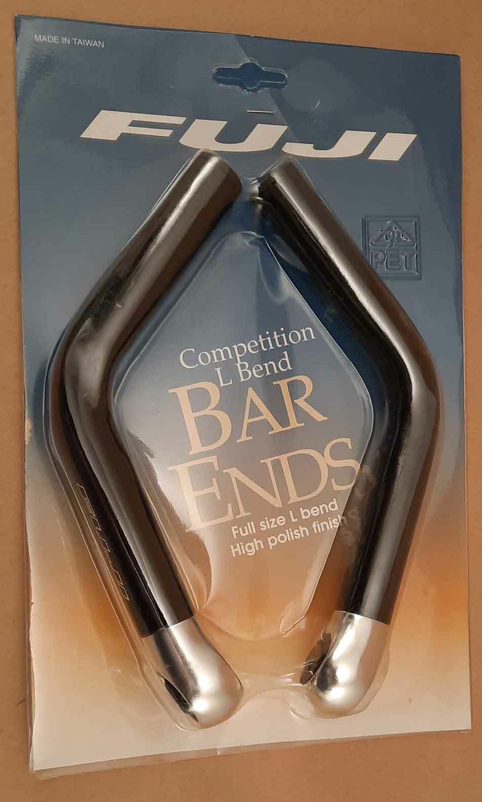 Fuji Competition L Bend Bar Ends Aluminum Alloy Lightweight NEW in Package