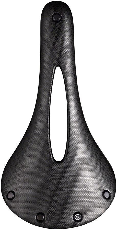 Brooks C13 Carved Saddle – Black 158mm Width Natural Feel & Flexibility