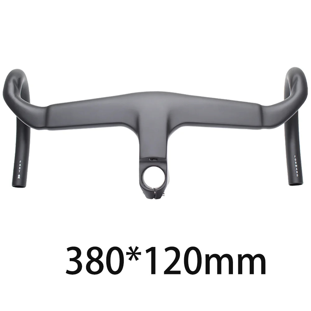 Road Bike Full Carbon Handlebar Internal Cable Routing with Spacers Bent Bar