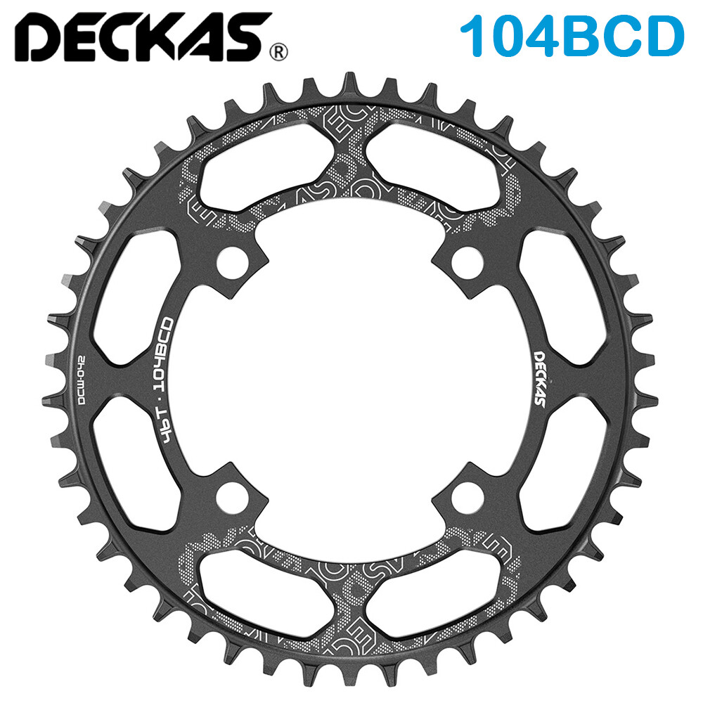 DECKAS 104BCD MTB Round Oval Narrow Wide Chainring 30 32 38 46 48 52T Chainwheel