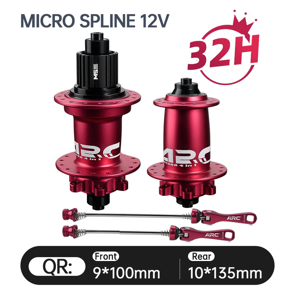 180 Clicks Bicycle Hub 32Holes 6 Bolts Disc Brake for HG XD MS Mountain Bike Hub