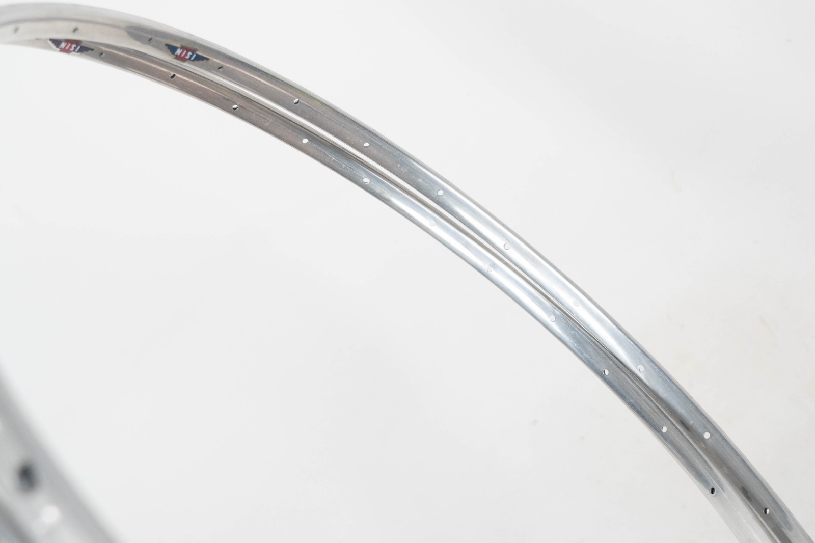 NOS NISI BICYCLE TUBULAR RIMS 28″ 700c 32 28 VINTAGE OLD SILVER lightweight