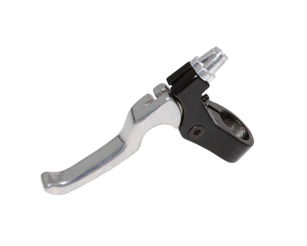 AltaLine 408 Alloy Bike Cruiser Bicycle Brake 4 Finger Lever LEFT Black/Chrome.