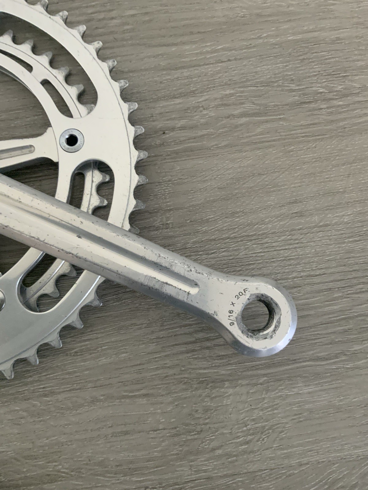 CAMPAGNOLO RECORD CRANKSET DOUBLE 52-42 TOOTH 170 MM ARMS