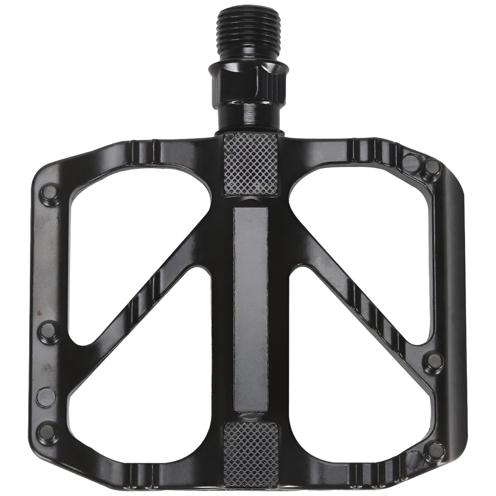 1 Pair 9/16″ Flat MTB Bicycle Pedals Aluminum Alloy Non Slip Cleat Bearing