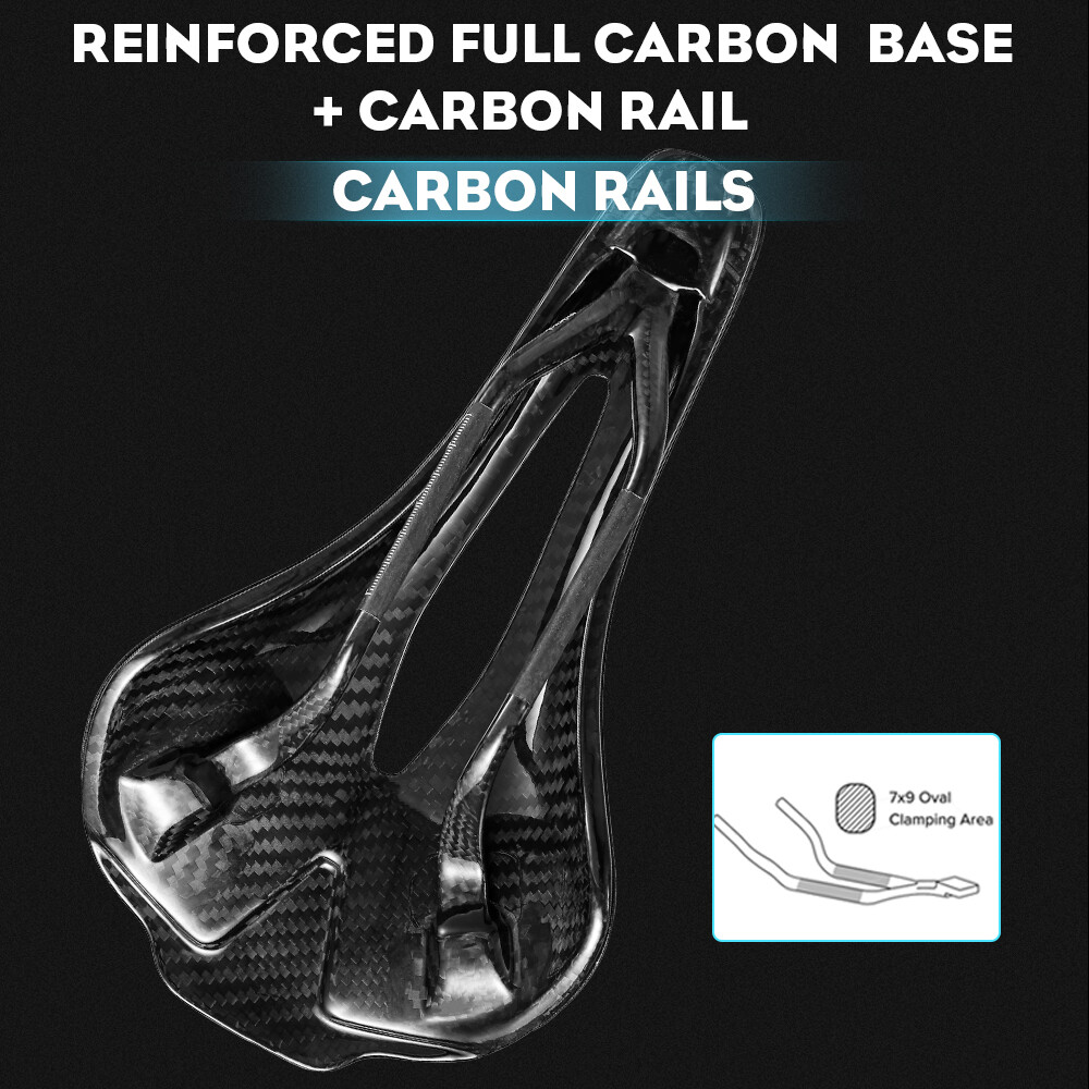 3D Printed Bicycle Saddle Ultralight EVA Carbon Saddle 250x140mm Bike Seating