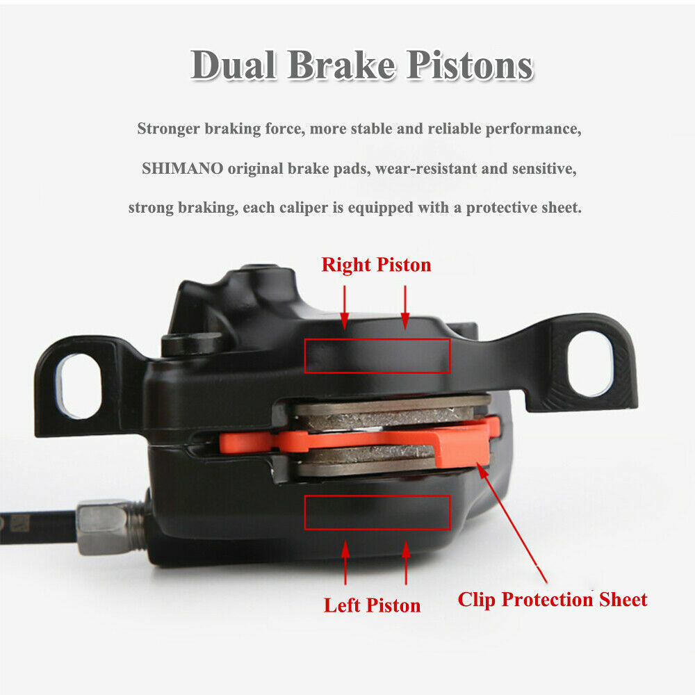 Shimano BR MT200 MTB Hydraulic Disc Brake Set Mountain Bike Brake Front Rear US