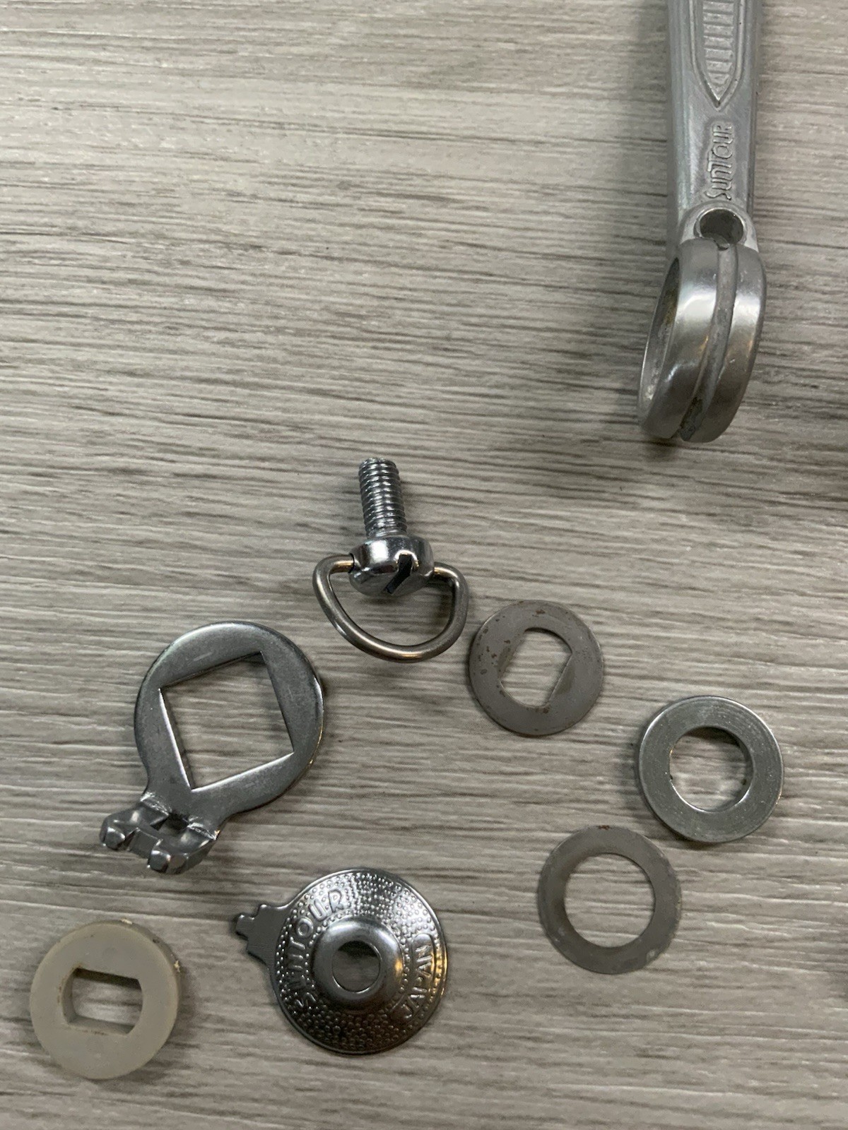 SUNTOUR DOWN-TUBE SHIFTERS BRAZE-ON FRICTION