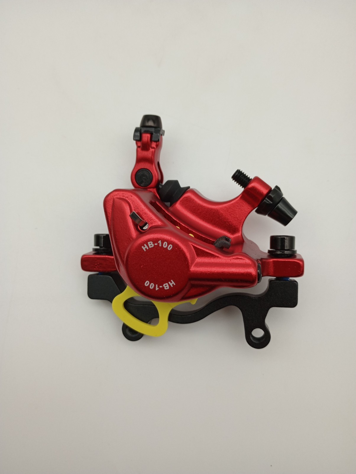 Hydraulic Disc Brake Calipers for Mountain Bikes – Front & Rear Set, Red, XTech