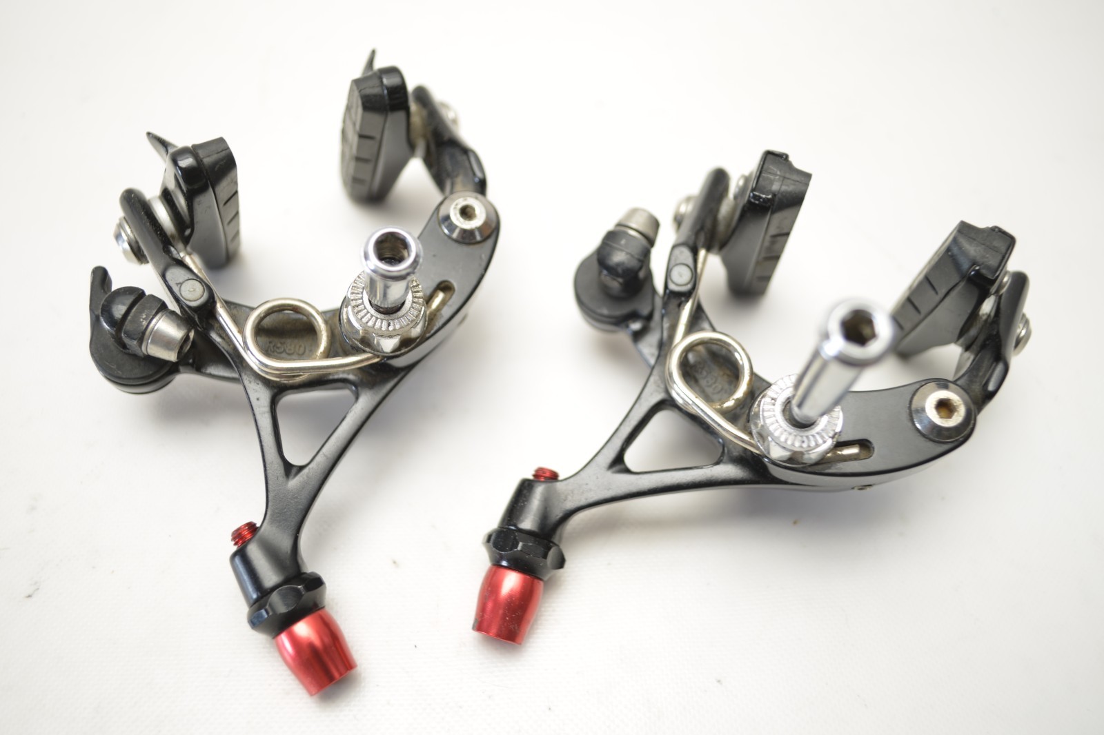 TEKTRO R580 BICYCLE RECESSED DUAL PIVOT SIDE PULL QR BRAKES SET 44 MM CENTER
