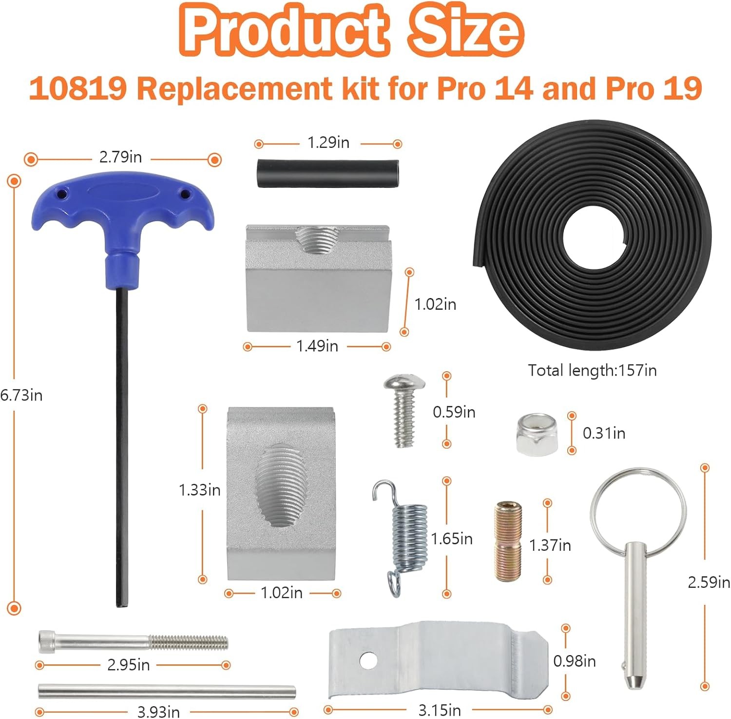 Brake Tune‑Up Kit 10819 — Fits Tapco Pro 14/19, Pro II/III, Pro 2000