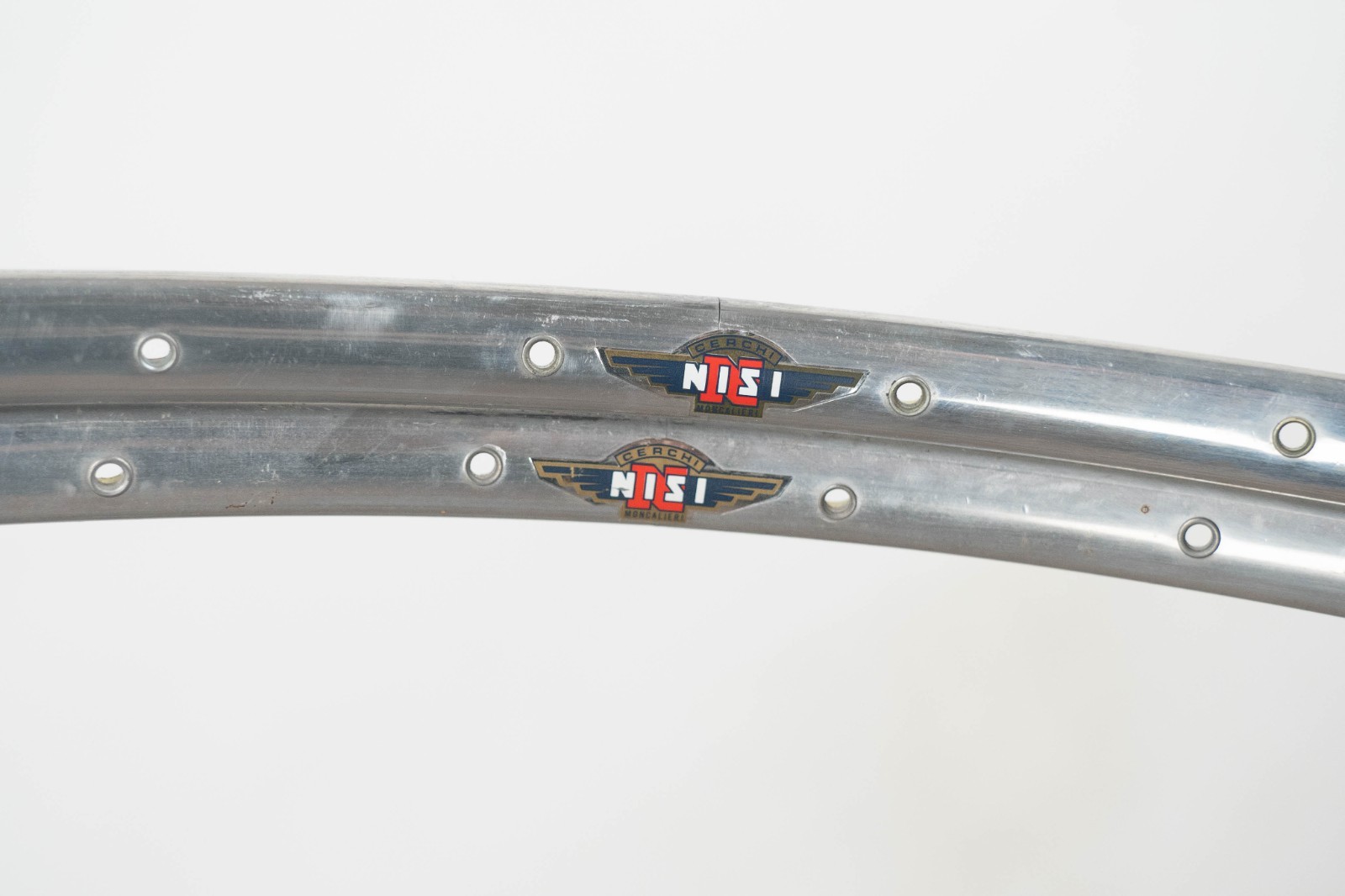 NOS NISI CORSA STRETTO TUBULAR RIMS 28″ 700c 36H VINTAGE ROAD BICYCLE SILVER