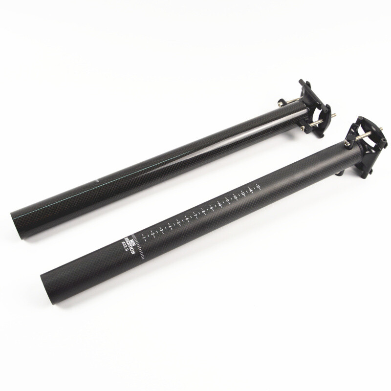 3K Carbon Fiber Bicycle Seatpost MTB Road Bike Saddle Seat Posts 33.9/34.9*400mm