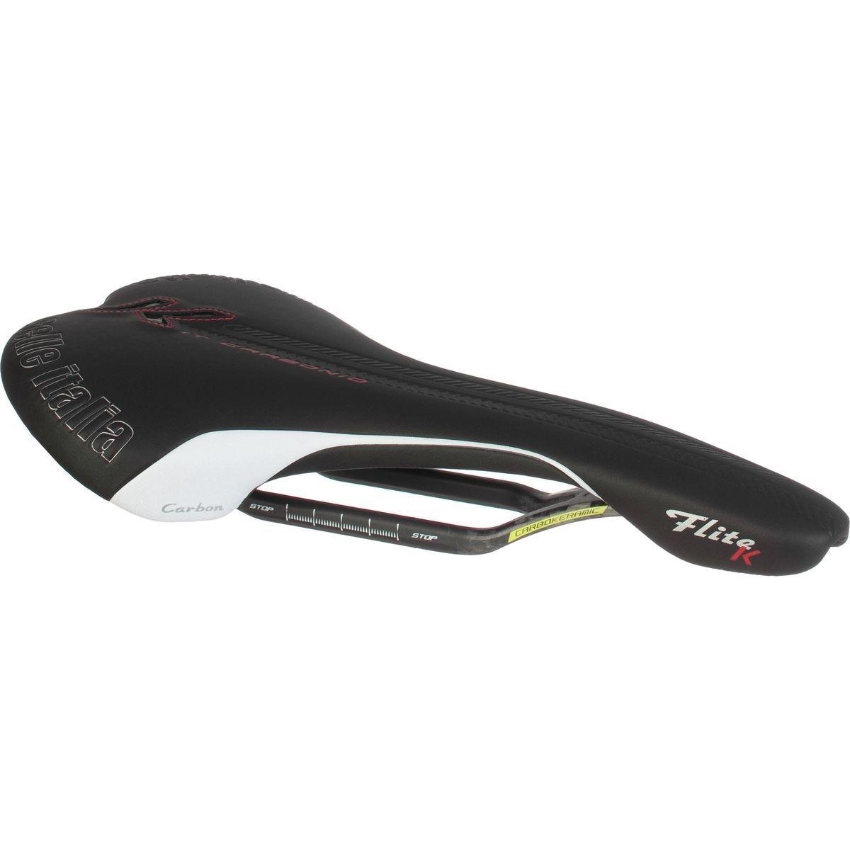 SELLE ITALIA FLITE KIT CARBONIO SADDLE L1 145mm Carbokeramic Rails 180g – NEW