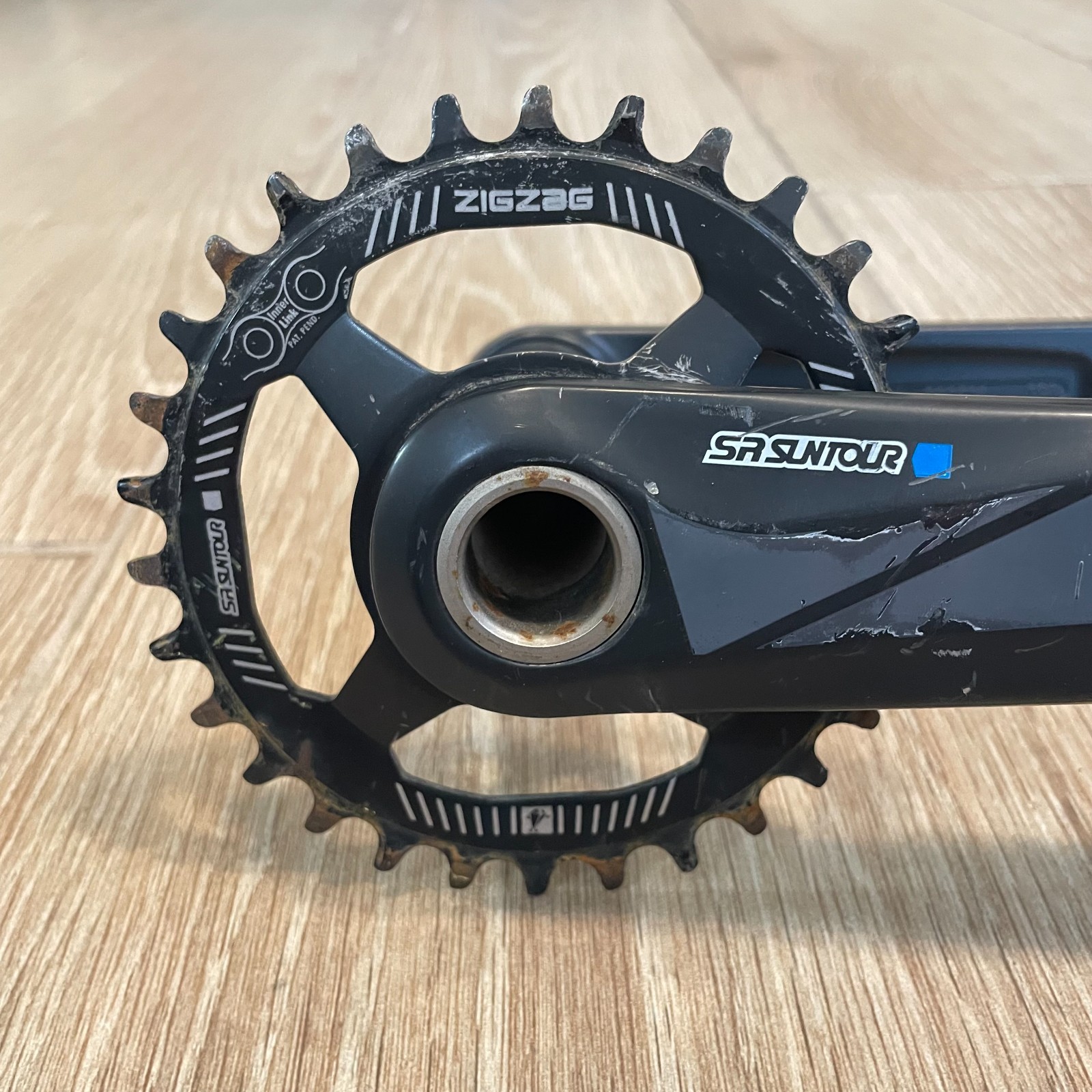 Suntour 1x ZERON 30T Aluminum MTB Crankset 175mm SR