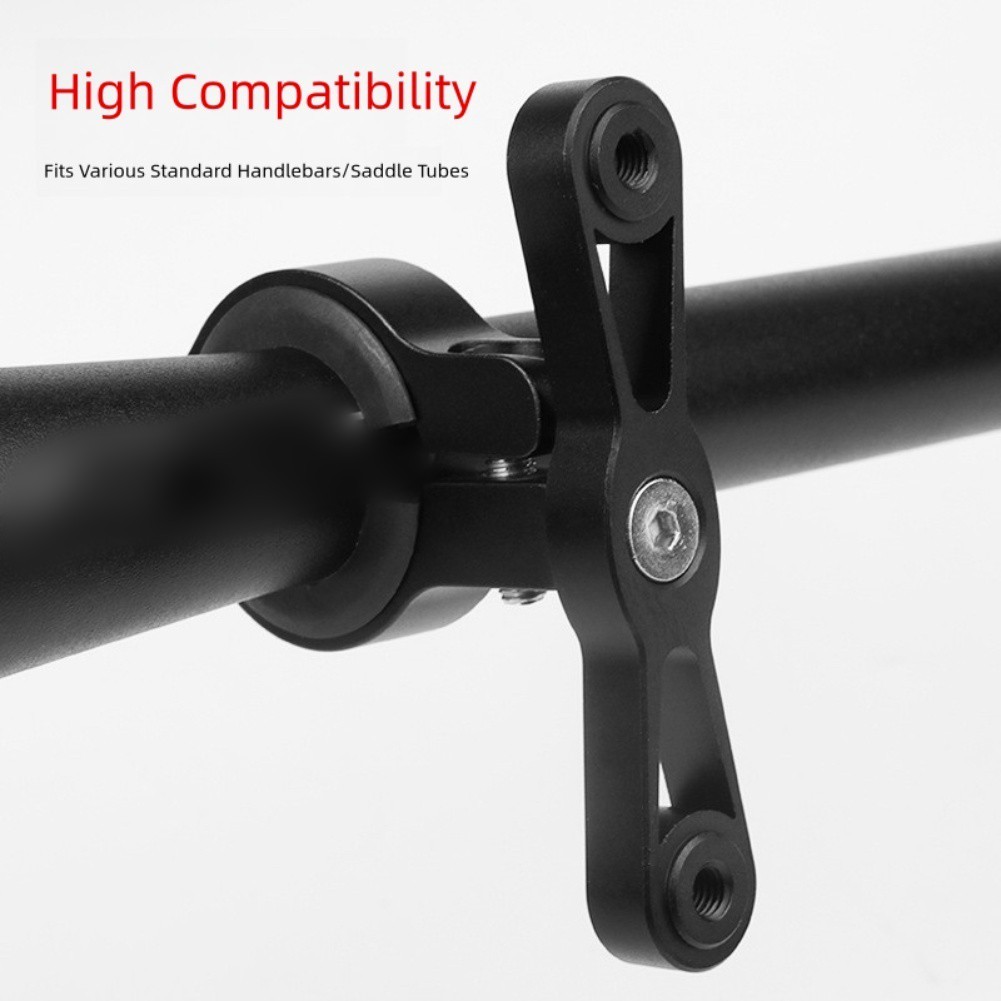 Stable and Secure Bicycle Handlebar Bottle Cage Adapter with Adjustable Size