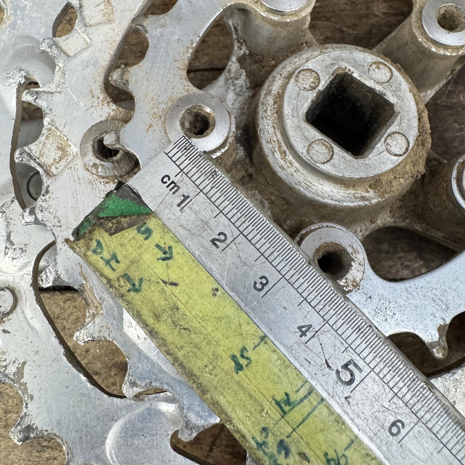 Vintage Sugino Triple Crankset 175mm Specialized Strongarm 42/32/22T 90s MTB