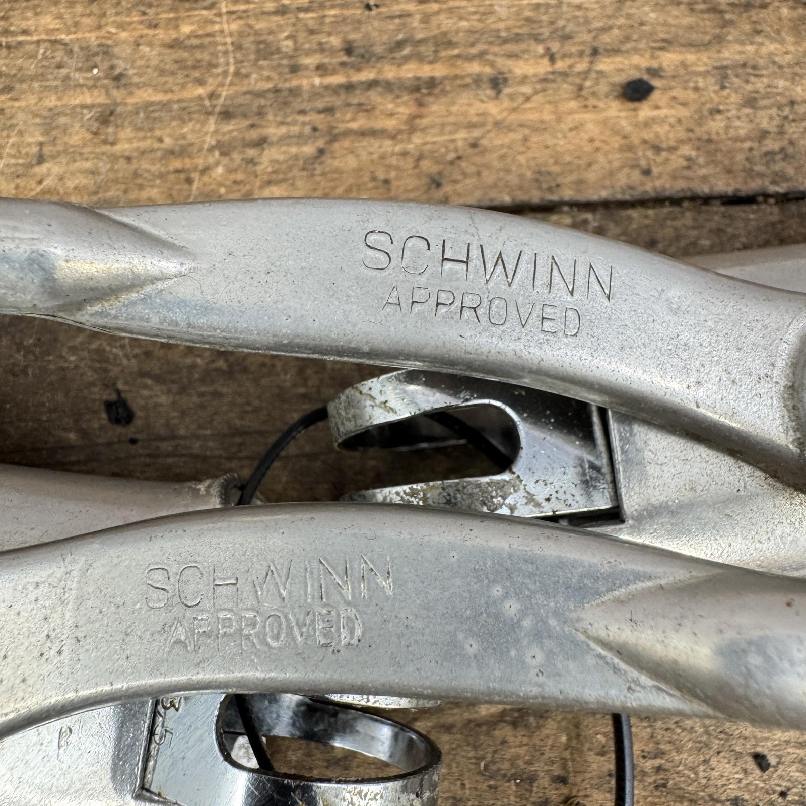 Vintage Schwinn Approved Weinmann Safety Brake Levers Pair Drop Bar Road 77
