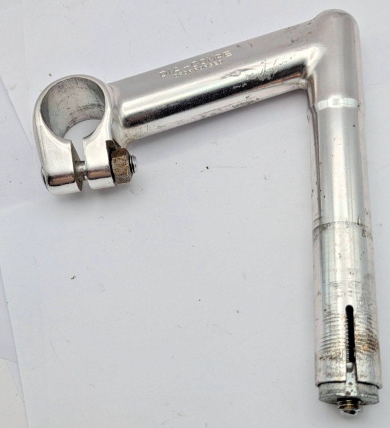DIA COMPE DROP FORGED QUILL STEM JAPAN 21.1 .833 25.4MM CLAMP 110MM ALUMINUM