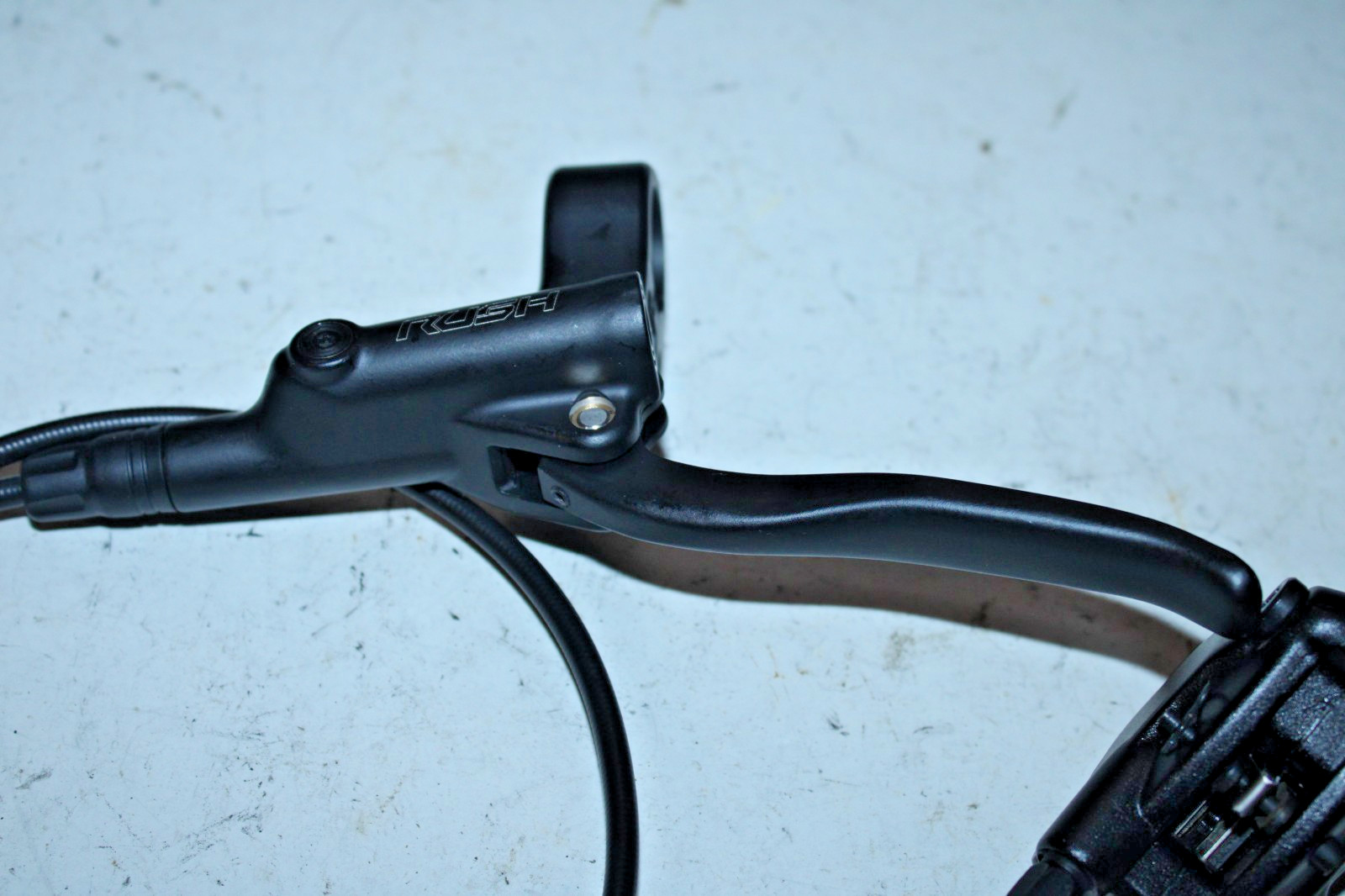 Rush CStar Hydraulic Disc Brake Caliper Lever Set Black 74mm Post Mount Road MTB