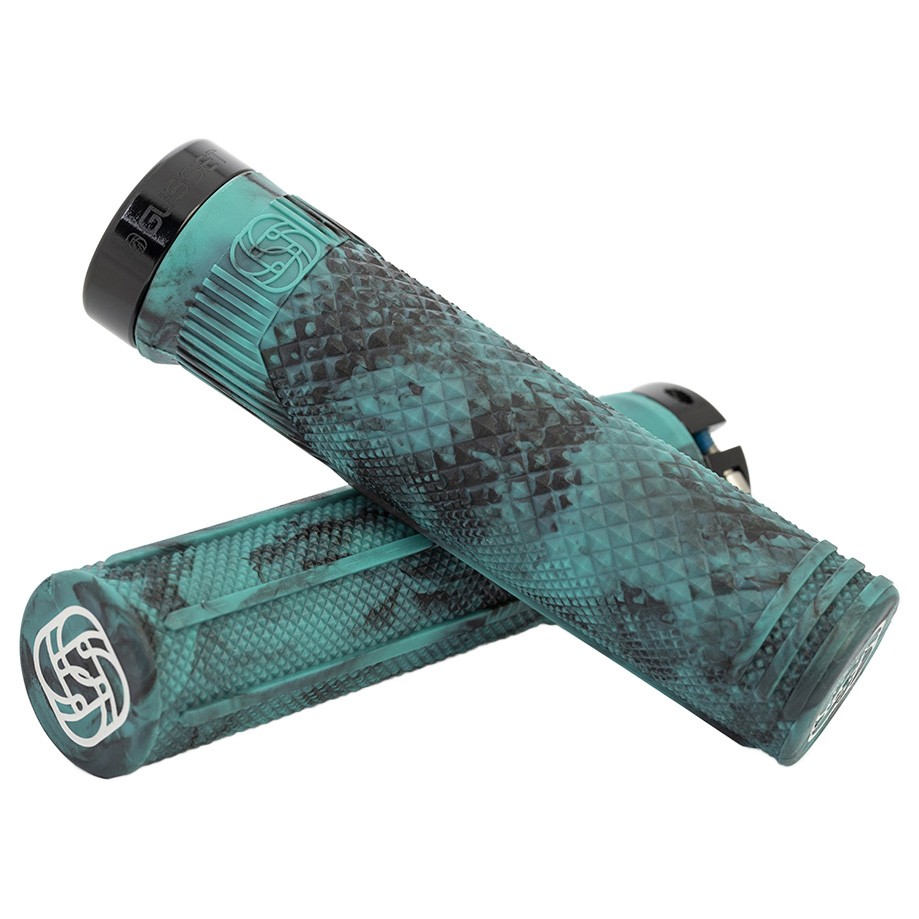 Gusset S2 X-Soft Grips, Black/Teal – Pair