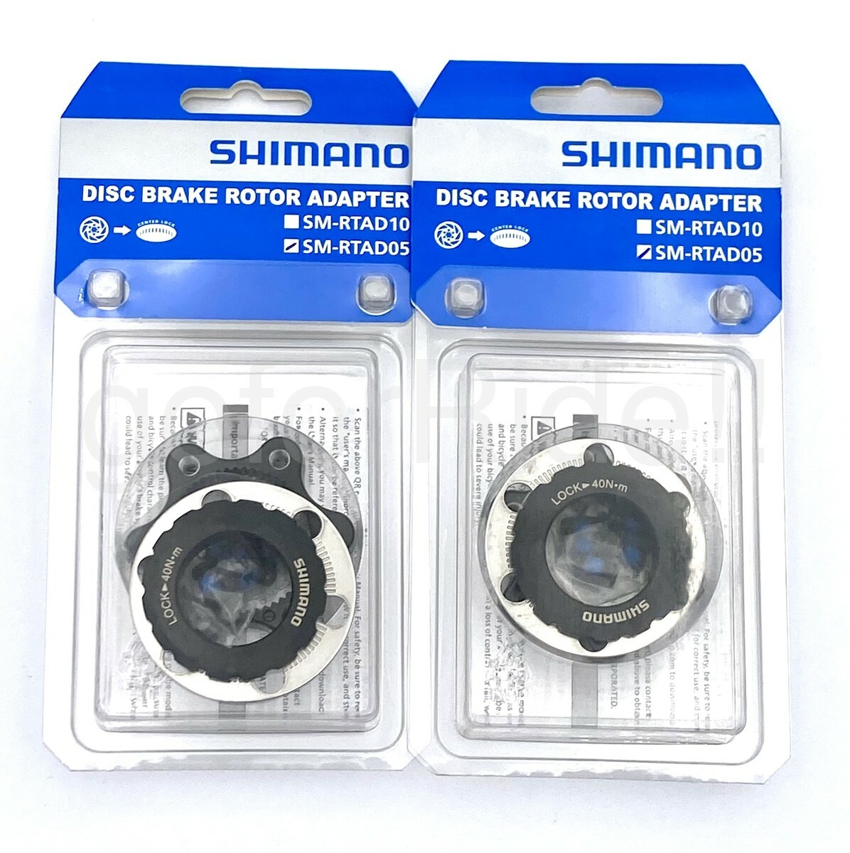 2 pair Shimano Center Lock Hub to 6 Bolt Disc Brake Rotor Adapter SM-RTAD05 NIB