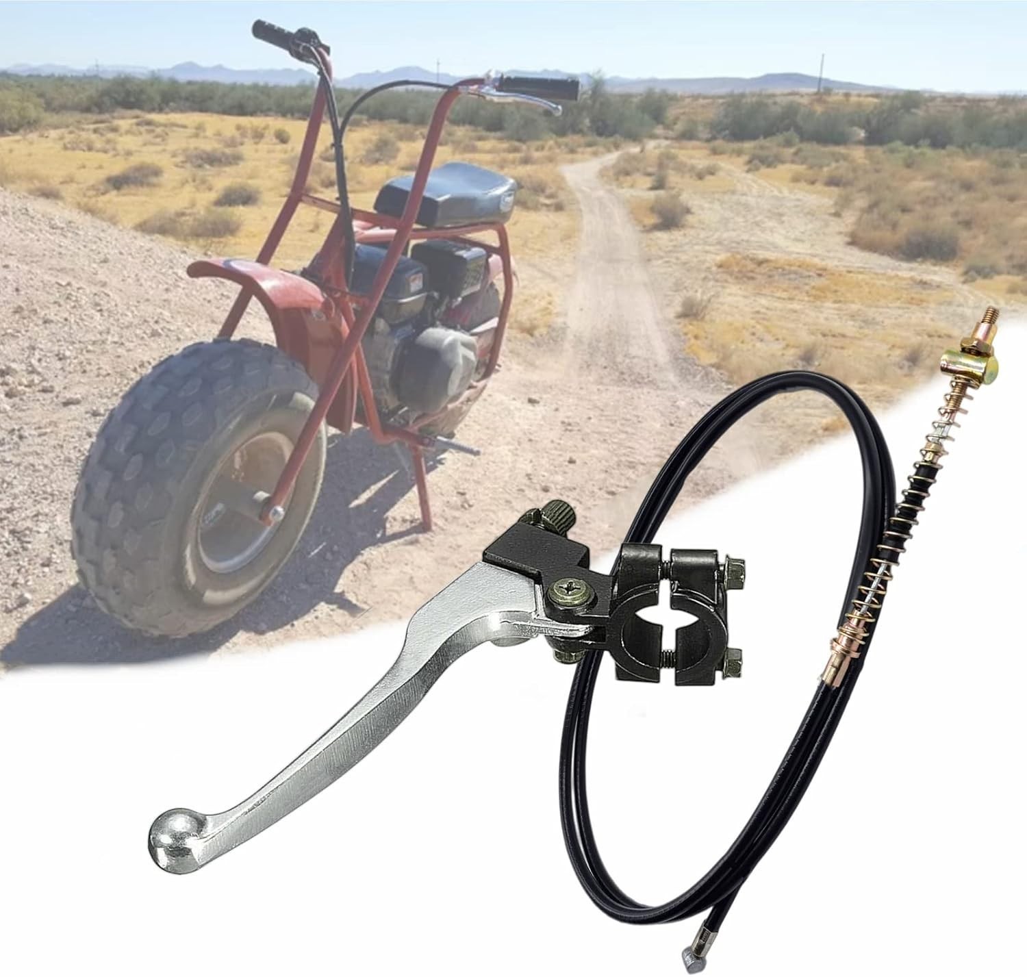 Lightweight Left Brake Lever & Rear Brake Cable – Fits Coleman CT200U Models